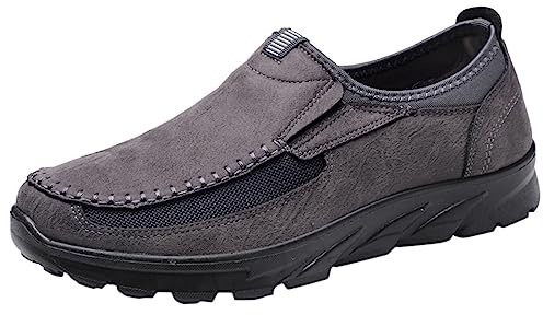 Loafers för män slip on vida fit skor mode promenad mockasiner bekväm pendlare kontor arbete Oxford affärer kontor klänning skor lätta låga loafers för användning hela dagen