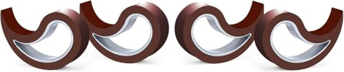 Stoppy, stoppi, dörrstoppare, fönsterstoppare, propp, set med 4 tillgängliga i 14 färger (chokladbrun)