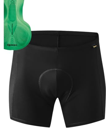 Gonso Herren Sitivo M Unterhose, Black / Bright Green, XL EU