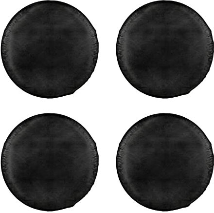 ETOPARS 4 Pezzi Coperture per Pneumatici 24-26 Pollici Impermeabile Copri Pneumatici Protezioni per Auto Copertura Tipo Ruota di Scorta Antipolvere Rimorchio Nero