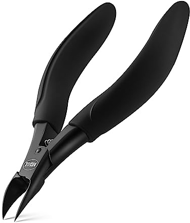 BEZOX Toe Nail Clippers Trimmer for Thick or Heavy Duty Toe Nail Nipper - Thick Fungus Ingrown Fingernail Clipper - with Soft Grip and Metal Gift Boxes