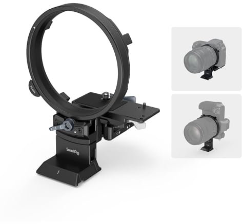 SMALLRIG Rotatable Collar Horizontal-to-Vertical Mount Plate für Fujifilm GFX 100S / 50S II / GFX100 II, Drehbarer Kragen für Arca-Typ, für MFT, für RS2 Platte - 4305