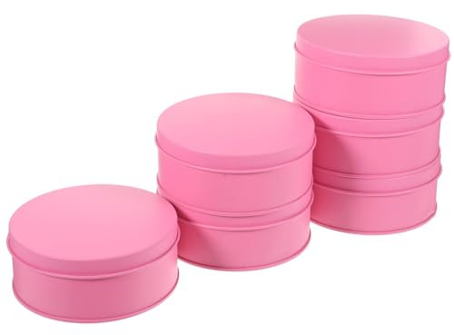 KITANDOVE 6pezzi Scatola Per Biscotti e Snack Da Contenitore Decorativo Per Regali Design Elegante e Resistente Tinplate Per Dolci e Frutta Secca