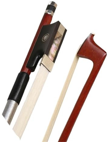 Geigenbogen Schachtelhalm-Geigenbogen brasilianischer Palisander Bratschenbogen Anfängerprüfungsbogen Violinbogen achteckiger Bogen(4/4)