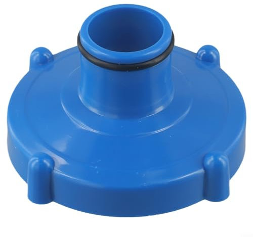 Poolschlauch-Adapter, 80 mm auf 32 mm, PVC, blau, Ersatz für Schwimmbadschlauch-Adapter, Staubsaugerschlauch-Anschlussadapter