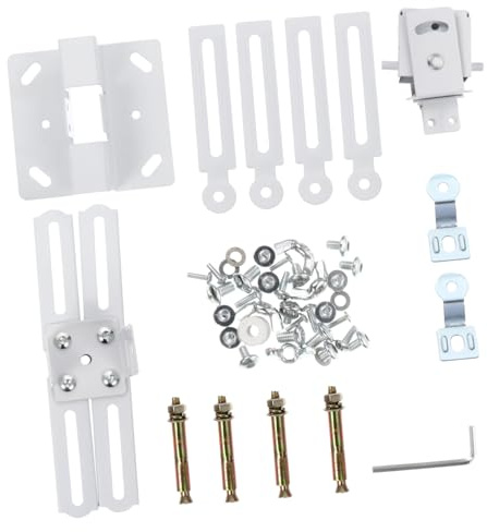 HONMEET Supporto Proiettore Regolabile in Acciaio Carbonio Staffa Parete e Soffitto Portata Fino Montaggio Versatile per Videoproiettori Interni ed Esterni