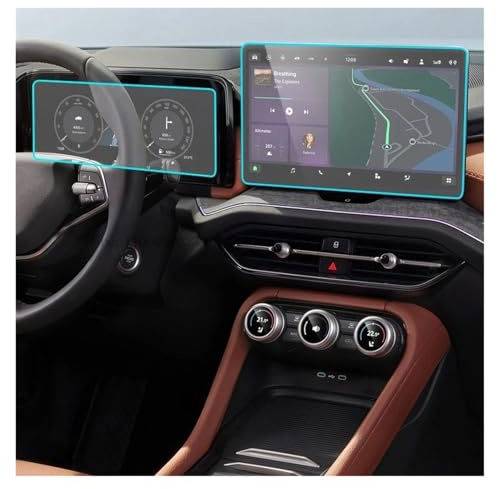 Navigeringsskärmskydd För Skoda För Kodiaq 2024 TPU-skärmskydd 13 Tums GPS-navigering 10 Instrumentpaneler Virtuella Cockpitfolie