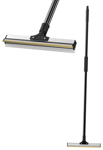 Rastrello Per Tappeti – Detergente Regolabile Da 90–127 Cm, Raschietto In Metallo E Silicone, Depilatore Per Animali Domestici A Manico Lungo Con Impugnatura Retrattile Per Una Pulizia Profonda |