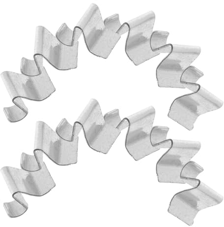 FOYTOKI 30 Clip in Ferro per Mensole Armadietti, Ganci Supporto Ripiani Cucina, Morsetti Resistenti per Organizzatori Armadio Finitura Antigraffio, Installazione Rapida e Carico Pesante,