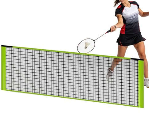 Tennisnät för trädgården på bakgården, ersättningsnät för tennisnät – utbytesnät för badminton | Lämplig för picknick, utomhusområden, bakgård, sandstrand, terrass, husingång, campingplats