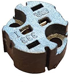 12V Fassung für Lampe G4/GU4/GZ4/GX5.3/GY6.35 Kombifassung für LED Lampen Lampenfassung Schwarz