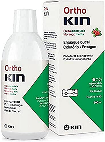 Enjuague Bucal Kin Orthokin 500 ml Fresa Menta