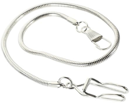 ABOOFAN Chaîne De Montre De Poche Montre en Argent Hommes Gilet Collier Ras du Cou pour Hommes Chaînes De s Antiques De Poche Gilet Chaîne Chaîne en Métal Fournitures De