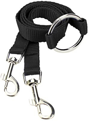 Angoily Doppelleine Für Hunde Zum Spazierengehen Und Kontrollieren Robustes Nylon-Design Für Bis Mittelgroße Haustiere