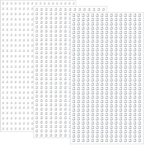 Telooco 3 Blatt Fake Nasen Lippenpiercing Stickers 2/2,5/3mm Fake Nasenring Sticker Nicht Durchdringend zum Aufkleber auf Augenbrauen Gesicht Edelsteine Ohr Lippe Nase Körper Schmuck