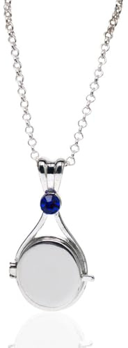 TPZORJX H2o Chaîne médaillon sirène en acier inoxydable pour femme et fille