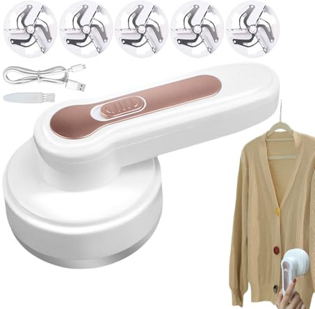 Wool Shaver | Garment Steamer for Sweaters, Portable Rechargeable Device for Clothes Linen Sofa Carpet Cover Hair Furniture