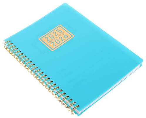 MOTHNUR Agenda Personale 2025-2026 A5 Verde Chiaro Pianificatore Giornaliero e Settimanale Quaderno Calendario per Studenti e Professionisti Organizzatore Portatile per Gestione e