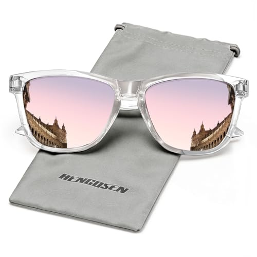 HENGOSEN Polarised Sunglasses Womens Mens: Ladies Sports Sunglasses Sun Glasses UV400 Protection for Fishing Driving Running