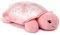 CLOUD B Luz nocturna calmante proyector de estrellas con sonidos relajantes | Brillo suave | 3 colores | apagado automático | Luz nocturna musical Tortuga Twinkling Twilight Turtle rosa