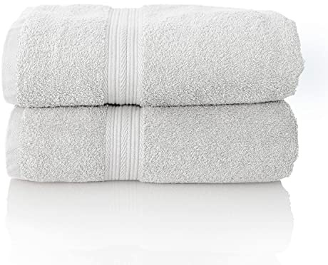 Glart Premium frottéhandduksset, frottéserie i 6 färger och 5 storlekar, färg: vit, 2 x bastuhanddukar 70 x 200 cm