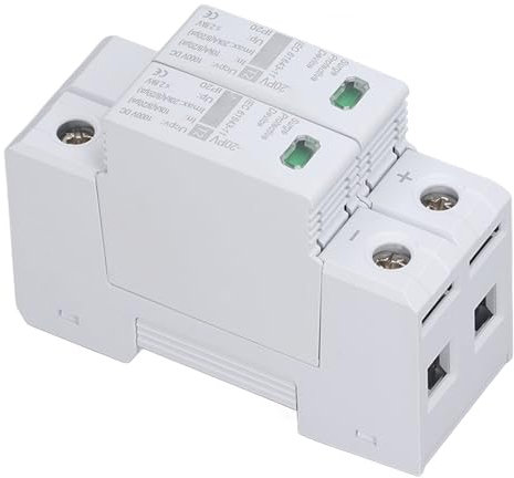 Dispositivo de Protección contra Sobretensiones 2P Protector contra Sobretensiones Fotovoltaico Solar Protector contra Fotovoltaico 1000VDC DC contra