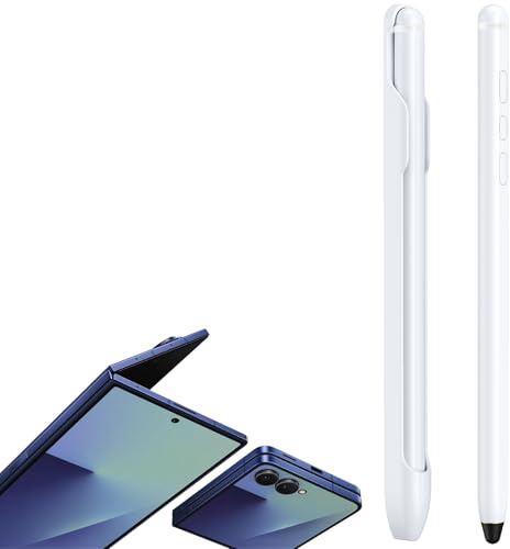 S Pen Replacement for Galaxy Z Fold 7 Stylus Pens, Input pen for Samsung Galaxy Z Fold7 Edition + S Pen Slot-White