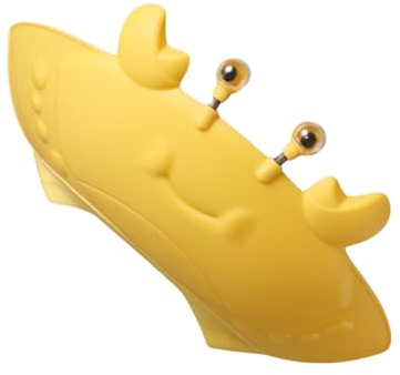 CVUTOVO Baby Shampoo Hat Shower Cap for Boy Girl, Silicone Ear Protector Caps, Infant Bathing Hat Crab Cartoon, Waterproof Hair Washing Visor for Bath Time