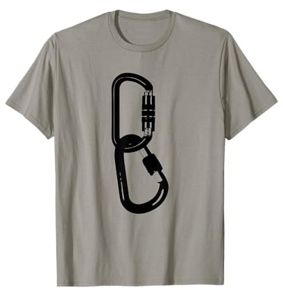 Escalada de roca Boulder Escalada Mosquetón Escaladores Regalos Camiseta