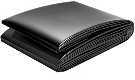 Luyckfrazy Revestimientos para estanques de 1 x 6 m, 3 x 4 m, 6 x 9 m, 8 x 10 m, 10 x 12 m, de HDPE, Lona Plegable, Membrana de Sellado para estanques de Peces koi, Fuentes y techos.(5x8m)
