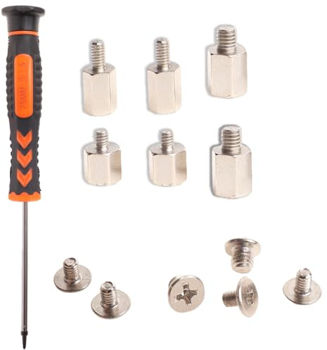 7PCS M.2 SSD Screws Kit, Screws with Magnetic Screwdriver, Universal Motherboard for ASUS Gigabyte MSI PS5