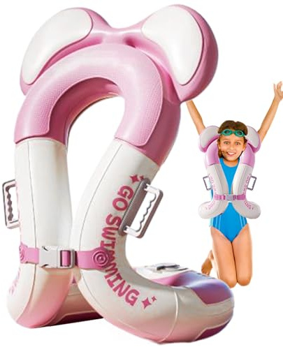 usefulbeauty Chaleco salvavidas | Chaleco salvavidas para niños con alas de piscina | Anillo de natación portátil con cierres de seguridad ajustables para verano jardín