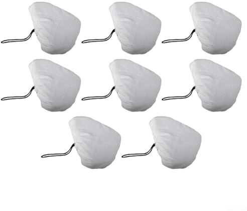 Yhenlovtt Paquete de 8 paños de microfibra para limpiador de trapeador de vapor, almohadillas de repuesto compatibles con Vax Vileda Neo Most Triangular for Mo