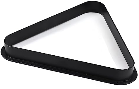 Estante triangular de plástico para billar de 2-1/4 pulgadas