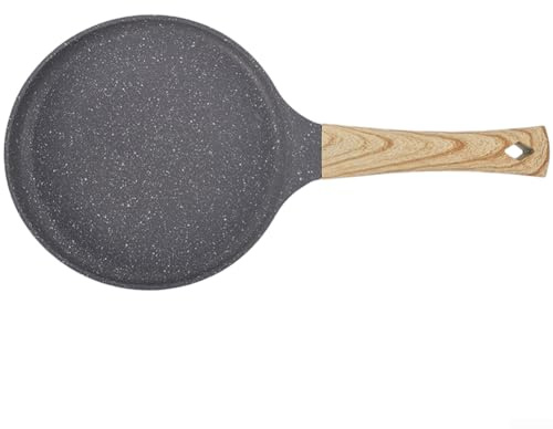 Sartén antiadherente de 28 x 26,8 cm para crepes panqueques, filetes, desayuno, cocina, sartén de aleación de aluminio con distribución uniforme del calor, utensilios de cocina antiadherentes para