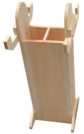 Hivista Traditional recurve Composite Solid Wood Bow and Arrow Stand, Floor-Standing Vertical Exhibition, Archery Hall, Amusement Park Special Bow Stand, Antique Quiver