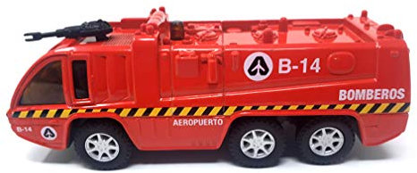 PLAYJOCS GT-8051 Feuerwehr Flughafen, Spielzeugfahrzeug, Kind, Unisex-Kinder, Kinder