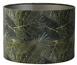 Light & Living Lampenschirm Zylinder Amazone - Grün - Ø40x30cm - Zylinder - Samt