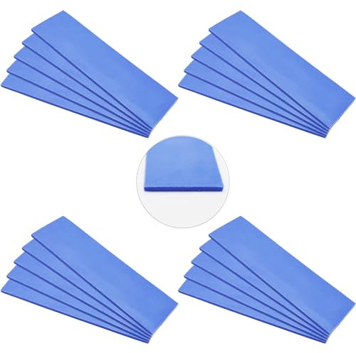 CTRICALVER Grosor 1.5 mm de Almohadillas de Silicona conductoras térmicas, Suave, Seguro, aplicar para SSD CPU GPU LED IC Chipset Cooling (20pcs)