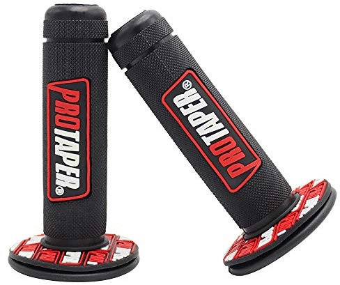 Manopola in gel per manubrio di motocicletta, da 7/8, per K.T.M CRF EXC YZF Protaper Pro Conica Motocross Dirt Pit Bike (rosso)