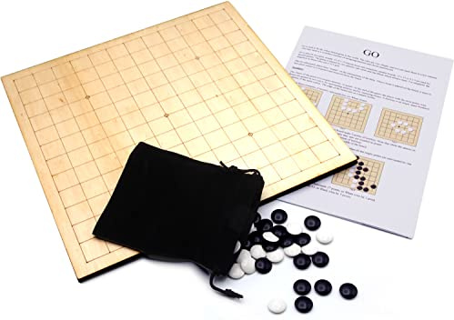 Go Game set (Goban) 24 cm, realizzato in Gran Bretagna