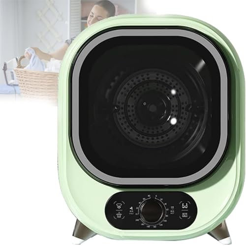 Secadora portátil de mesa ventilada, secadora de tela eléctrica con condensador independiente para espacios pequeños
