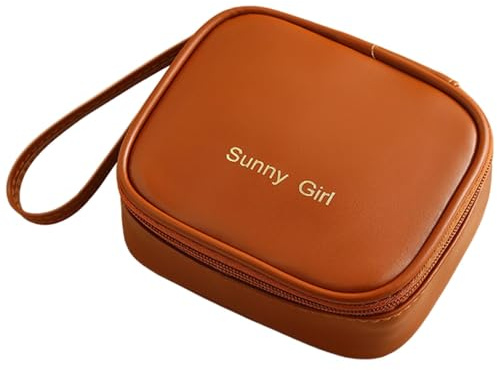 Bolsa Para Compresas Higiénicas, Bolsa Para Compresas Higiénicas - Bolsa Menstrual Portátil De Piel PU, Porta Compresas De Lactancia, Bolsas Para Compresas Menstruales,