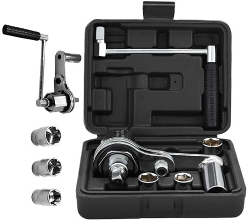 Générique Clé Multiplicateur de Couple - Kit Multiplicateur de Couple - Démonte-Écrous avec Douille et Kit Changement Pneus pour Réparation Véhicule et Entretien Roues