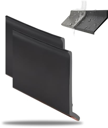 YUPZAR Barra Impermeable para Ventanas, Autoadhesiva con Ángulo de 135°, Protección contra la Lluvia y Fugas, para Ventanas Corredizas, Abatibles y Vehículos (100cm/3.3ft)