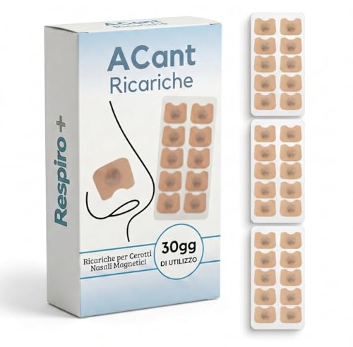 ACant Ricariche Cerotti Nasali Magnetici 60 Cerotti Nasali – Solo ricariche