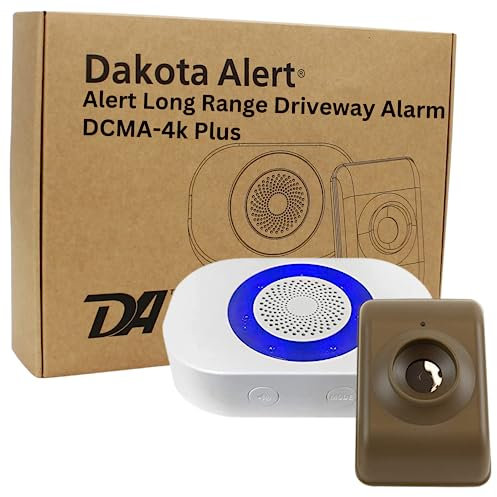 Dakota Alert DCMA-4K-Plus Perimeter Alarm System with Relay Outputs - DCMT-4000 Transmitter and RE-4k Plus Wireless Receiver