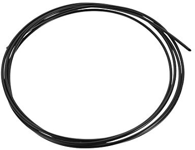 uxcell Nylon Line Hose Tube, 2mm(0.07) ID x 4mm(0.15) OD 3 Meter PA6 Nylon Tube Pneumatic Air Brake Tubing for Fluid Transfer Black