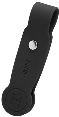HKNR Magnetic Hat Clip for Travel, Strong Silicone Hat Holder for Bag Backpack Luggage, Hands Free Travel Accessories for Women & Men, Secure Grip for Sun Hats & Caps - Black