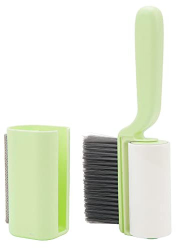 Depilatore per Animali Domestici, 60 Rulli per Lanugine di Carta per Animali Domestici Pulizia 2 in 1 per Fogli di Seta (Verde)